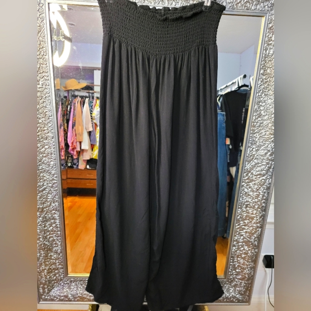 Classic Concepts Boho Black Pull On Pants. Size XL